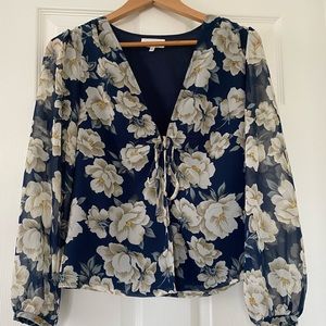 Floral Tie top
